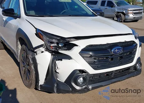 2025 Subaru Outback Onyx Edition z USA, uszkodzony, nr VIN 4S4BTALC9S3142615